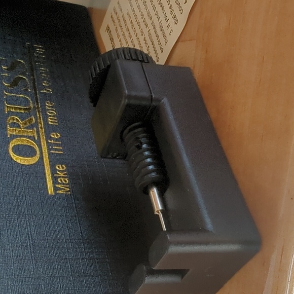 New Men's ORUSS 1853 Stainless Steel Blue Dial Watch with Luminous Hands - Picture 7 of 14